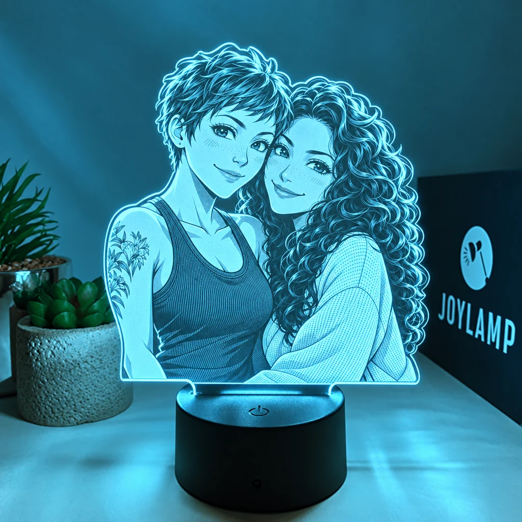 En personlig lampe, Anime
