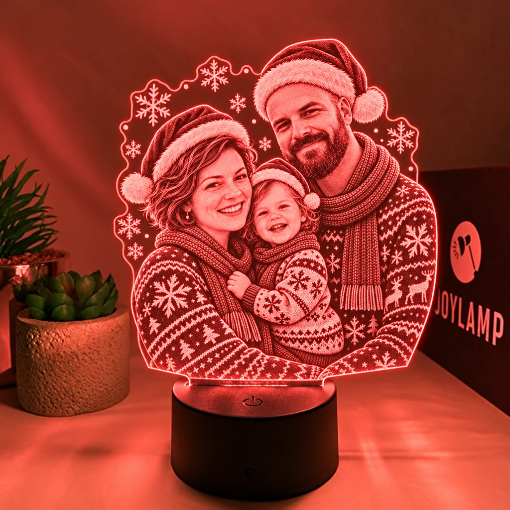 Lampada personalizzata: Natale