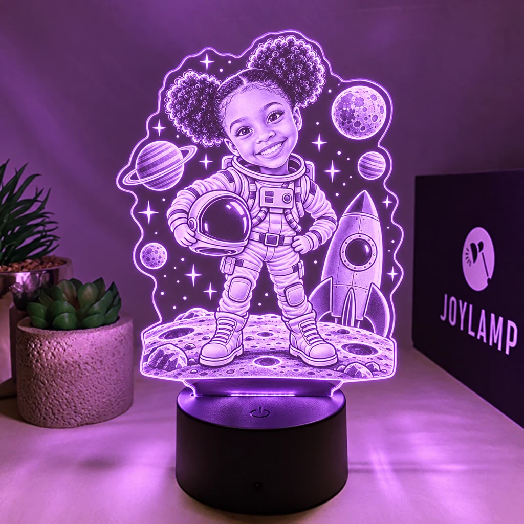 A custom Astronaut lamp