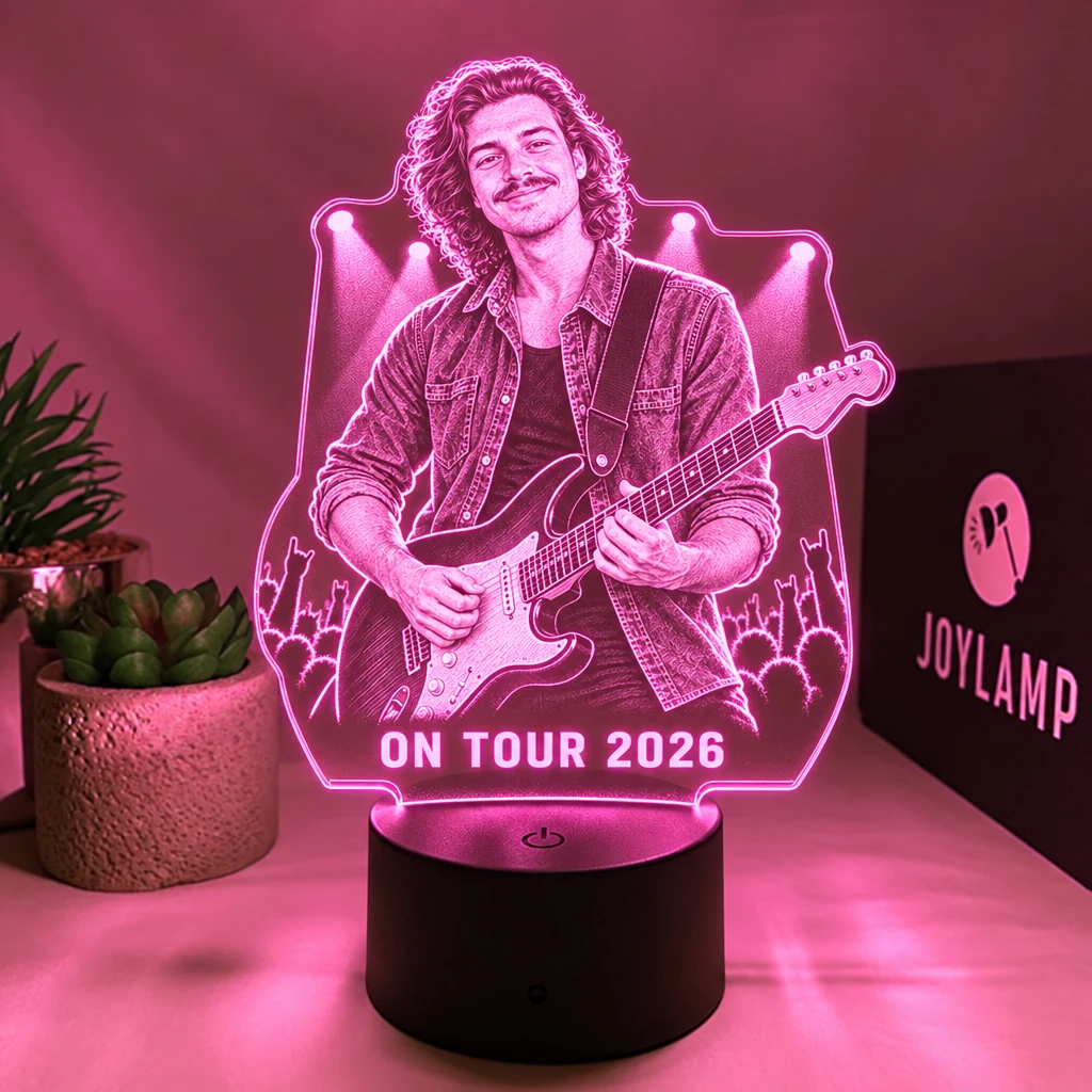 A custom Music star lamp
